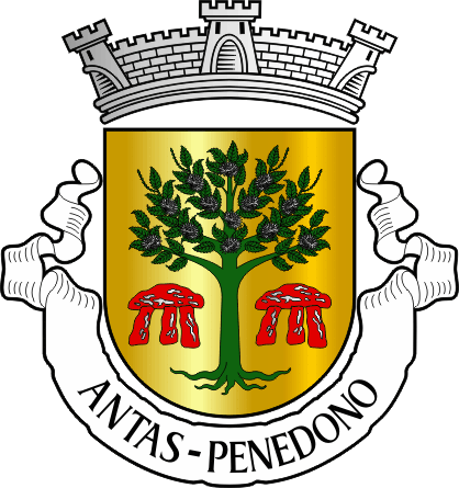 Brasão da antiga freguesia de Antas - Antas former civil parish, coat-of-arms