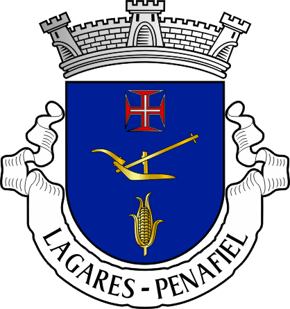 Brasão da antiga freguesia de Lagares - Lagares former civil parish, coat-of-arms