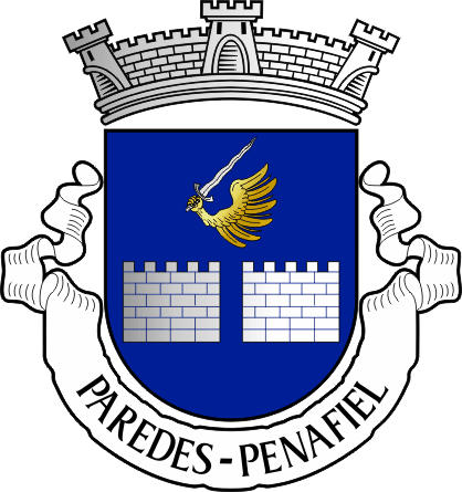 Brasão da antiga freguesia de Paredes - Paredes former civil parish, coat-of-arms
