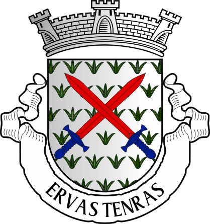 Brasão da antiga freguesia de Ervas Tenras - Ervas Tenras former civil parish, coat-of-arms
