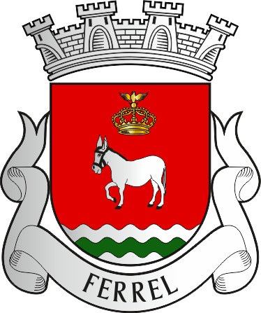 Brasão da freguesia de Ferrel - Ferrel civil parish, coat-of-arms Brasão da freguesia de Ferrel - Ferrel civil parish, coat-of-arms