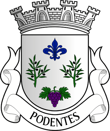 Brasão da freguesia de Podentes - Podentes civil parish, coat-of-arms Brasão da freguesia de Podentes - Podentes civil parish, coat-of-arms