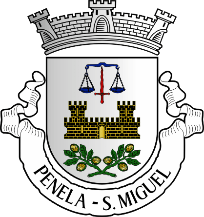 Brasão da antiga freguesia de Penela (São Miguel) - Penela (São Miguel) former civil parish, coat-of-arms Brasão da antiga freguesia de Penela (São Miguel) - Penela (São Miguel) former civil parish, coat-of-arms