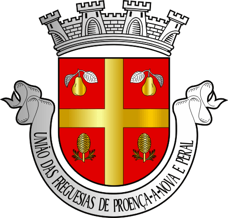 Brasão da União das freguesias de Proença-a-Nova e Peral - Proença-a-Nova and Peral civil parishes union coat-of-arms