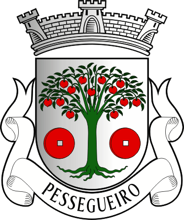 Brasão da freguesia de Pessegueiro - Pessegueiro civil parish, coat-of-arms