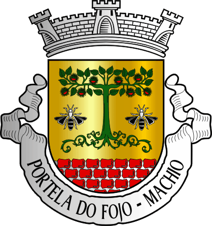Brasão da Freguesia de Fojo-Machio - Portela do Fojo-Machio civil parish, coat-of-arms Brasão da Freguesia de Fojo-Machio - Portela do Fojo-Machio civil parish, coat-of-arms