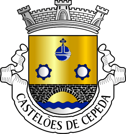 Brasão da antiga freguesia de Castelões de Cepeda - Castelões de Cepeda former civil parish, coat-of-arms Brasão da antiga freguesia de Castelões de Cepeda - Castelões de Cepeda former civil parish, coat-of-arms