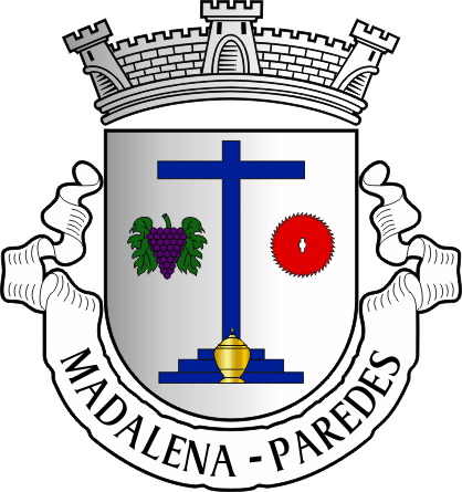 Brasão da antiga freguesia de Madalena - Madalena former civil parish, coat-of-arms