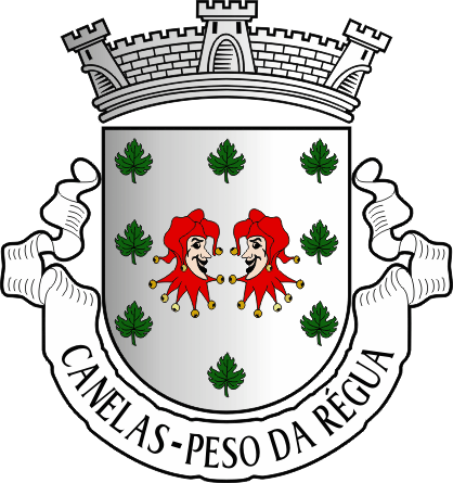 Brasão da antiga freguesia de Canelas - Canelas former civil parish, coat-of-arms Brasão da antiga freguesia de Canelas - Canelas former civil parish, coat-of-arms