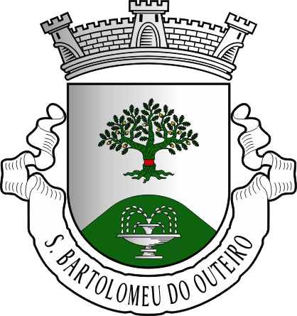 Brasão da antiga freguesia de São Bartolomeu do Outeiro - São Bartolomeu do Outeiro former civil parish, coat-of-arms