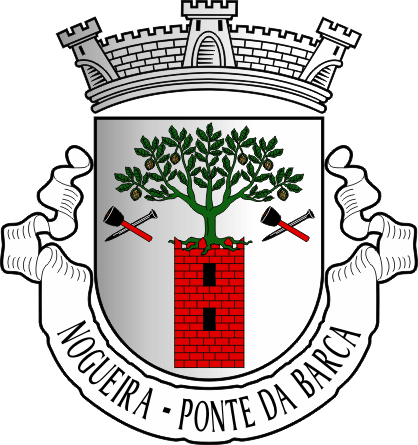 Brasão da freguesia de Nogueira - Nogueira civil parish, coat-of-arms Brasão da freguesia de Nogueira - Nogueira civil parish, coat-of-arms
