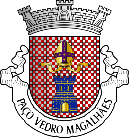 Brasão da antiga freguesia de Paço Vedro de Magalhães - Paço Vedro de Magalhães former civil parish, coat-of-arms Brasão da antiga freguesia de Paço Vedro de Magalhães - Paço Vedro de Magalhães former civil parish, coat-of-arms