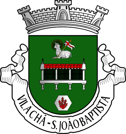 Brasão da antiga freguesia de Vila Chã (São João Baptista) - Vila Chã (São João Baptista) former civil parish, coat-of-arms Brasão da antiga freguesia de Vila Chã (São João Baptista) - Vila Chã (São João Baptista) former civil parish, coat-of-arms
