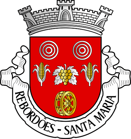 Brasão da freguesia de Rebordões (Santa Maria) - Rebordões (Santa Maria) civil parish, coat-of-arms