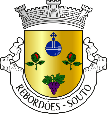 Brasão da freguesia de Rebordões (Souto) - Rebordões (Souto) civil parish, coat-of-arms Brasão da freguesia de Rebordões (Souto) - Rebordões (Souto) civil parish, coat-of-arms