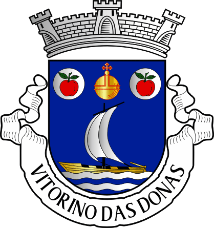Brasão da freguesia de Vitorino das Donas - Vitorino das Donas civil parish, coat-of-arms