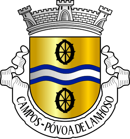 Brasão da antiga freguesia de Campos - Campos former civil parish, coat-of-arms