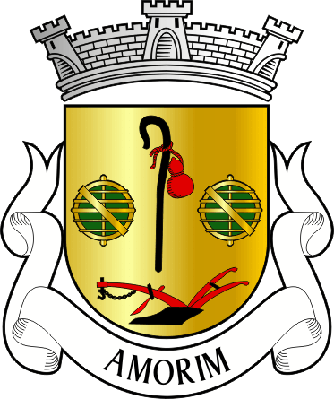 Brasão da antiga freguesia de Amorim - Amorim former civil parish, coat-of-arms