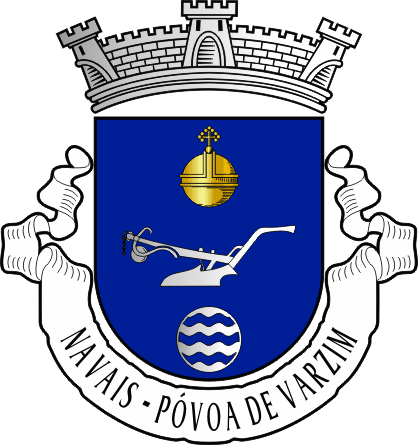 Brasão da antiga freguesia de Navais - Navais former civil parish, coat-of-arms