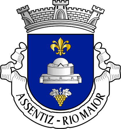 Brasão da antiga freguesia de Assentiz - Assentiz former civil parish, coat-of-arms Brasão da antiga freguesia de Assentiz - Assentiz former civil parish, coat-of-arms