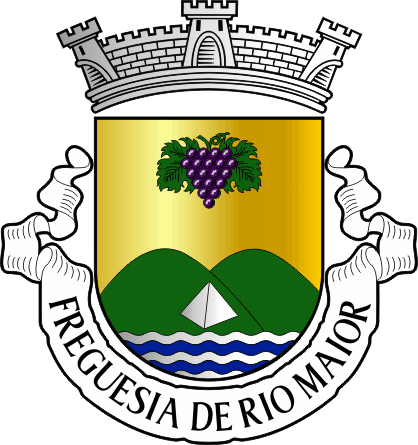 Brasão da freguesia de Rio Maior - Rio Maior civil parish, coat-of-arms Brasão da freguesia de Rio Maior - Rio Maior civil parish, coat-of-arms