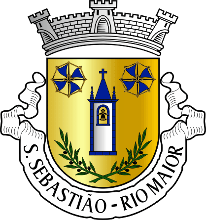 Brasão da freguesia de São Sebastião - São Sebastião civil parish, coat-of-arms Brasão da freguesia de São Sebastião - São Sebastião civil parish, coat-of-arms