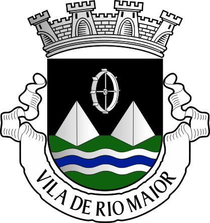 Brasão do Município de Rio Maior - Rio Maior municipal coat-of-arms Brasão do Município de Rio Maior - Rio Maior municipal coat-of-arms
