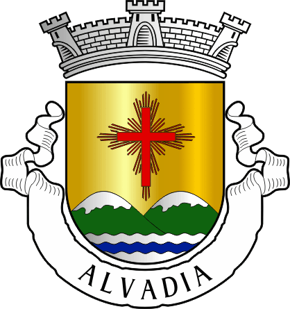 Brasão da freguesia de Alvadia - Alvadia civil parish, coat-of-arms