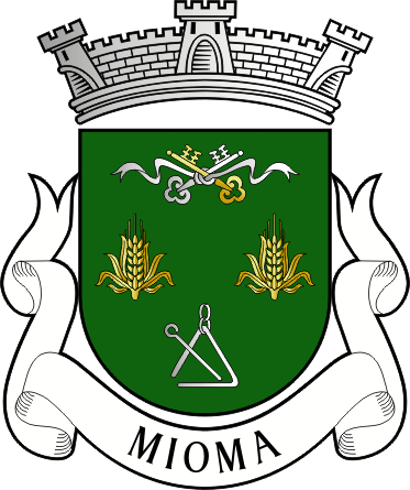 Brasão da freguesia de Mioma - Mioma civil parish, coat-of-arms Brasão da freguesia de Mioma - Mioma civil parish, coat-of-arms