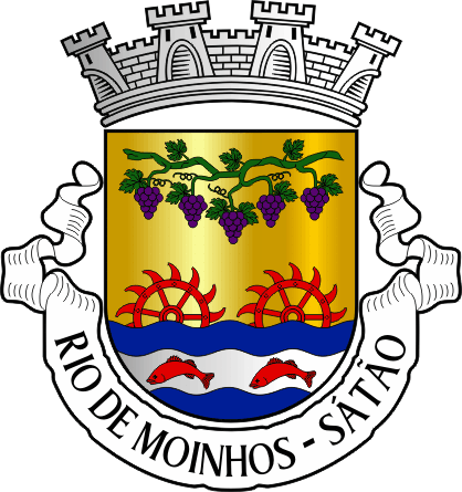 Brasão da freguesia de Rio de Moinhos - Rio de Moinhos civil parish, coat-of-arms Brasão da freguesia de Rio de Moinhos - Rio de Moinhos civil parish, coat-of-arms