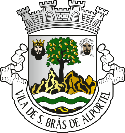 Brasão do município de São Brás de Alportel - São Brás de Alportel municipal coat-of-arms