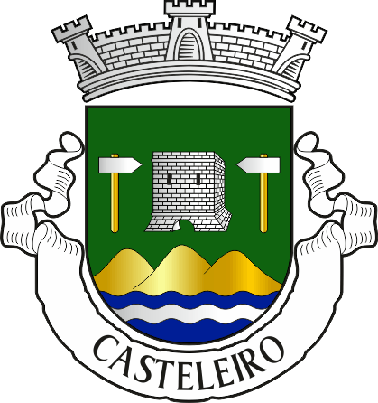 Brasão da freguesia de Casteleiro - Casteleiro civil parish, coat-of-arms Brasão da freguesia de Casteleiro - Casteleiro civil parish, coat-of-arms