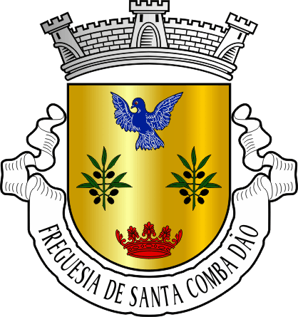 Brasão da antiga freguesia de Santa Comba Dão - Santa Comba Dão former civil parish, coat-of-arms Brasão da antiga freguesia de Santa Comba Dão - Santa Comba Dão former civil parish, coat-of-arms