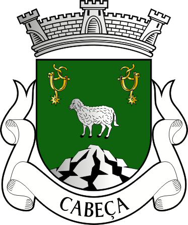 Brasão da antiga freguesia de Cabeça - Cabeça former civil parish, coat-of-arms Brasão da antiga freguesia de Cabeça - Cabeça former civil parish, coat-of-arms