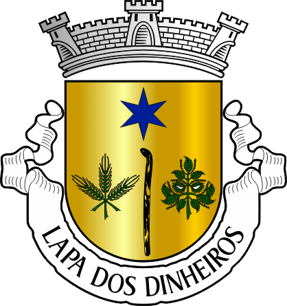 Brasão da antiga freguesia de Lapa dos Dinheiros - Lapa dos Dinheiros former civil parish, coat-of-arms Brasão da antiga freguesia de Lapa dos Dinheiros - Lapa dos Dinheiros former civil parish, coat-of-arms