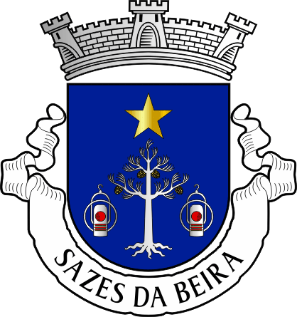 Brasão da freguesia de Sazes da Beira - Sazes da Beira civil parish, coat-of-arms Brasão da freguesia de Sazes da Beira - Sazes da Beira civil parish, coat-of-arms