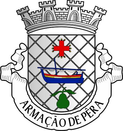 Brasão da freguesia de Armação de Pêra - Armação de Pêra civil parish, coat-of-arms