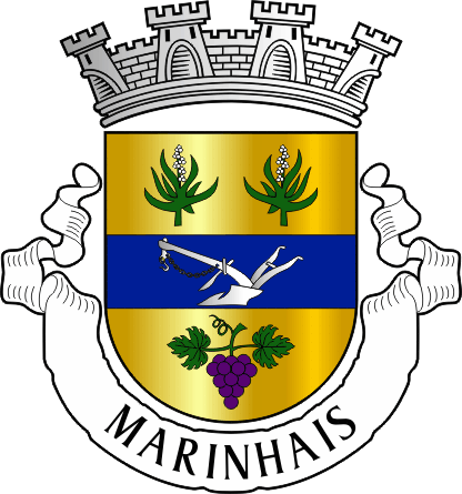 Brasão da freguesia de Marinhais - Marinhais civil parish, coat-of-arms Brasão da freguesia de Marinhais - Marinhais civil parish, coat-of-arms