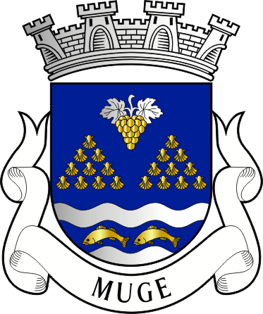 Brasão da freguesia de Muge - Muge civil parish, coat-of-arms Brasão da freguesia de Muge - Muge civil parish, coat-of-arms