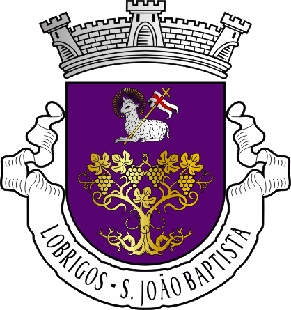 Brasão da antiga freguesia de Lobrigos (São João Baptista) - Lobrigos (São João Baptista) former civil parish, coat-of-arms Brasão da antiga freguesia de Lobrigos (São João Baptista) - Lobrigos (São João Baptista) former civil parish, coat-of-arms