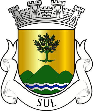 Brasão da freguesia de Sul - Sul civil parish, coat-of-arms Brasão da freguesia de Sul - Sul civil parish, coat-of-arms