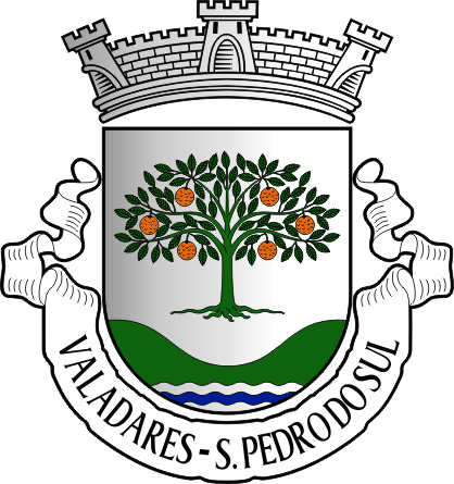 Brasão da freguesia de Valadares - Valadares civil parish, coat-of-arms Brasão da freguesia de Valadares - Valadares civil parish, coat-of-arms