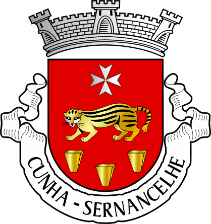 Brasão da freguesia de Cunha - Cunha civil parish, coat-of-arms Brasão da freguesia de Cunha - Cunha civil parish, coat-of-arms