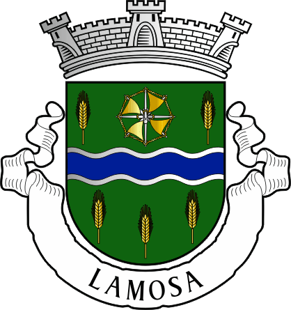 Brasão da freguesia de Lamosa - Lamosa civil parish, coat-of-arms Brasão da freguesia de Lamosa - Lamosa civil parish, coat-of-arms