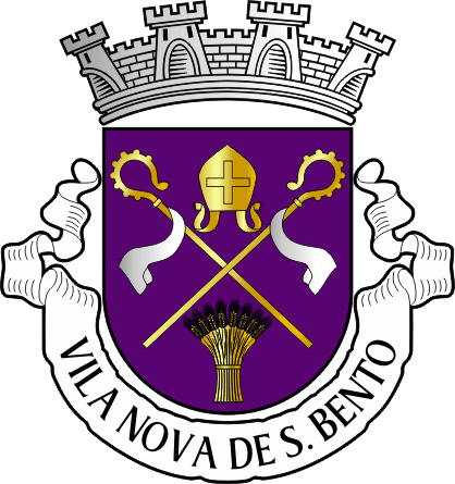 Brasão da antiga freguesia de Vila Nova de São Bento - Vila Nova de São Bento former civil parish, coat-of-arms