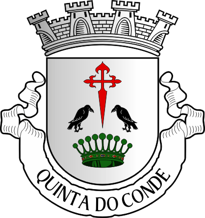 Brasão da freguesia de Quinta do Conde - Quinta do Conde civil parish, coat-of-arms Brasão da freguesia de Quinta do Conde - Quinta do Conde civil parish, coat-of-arms