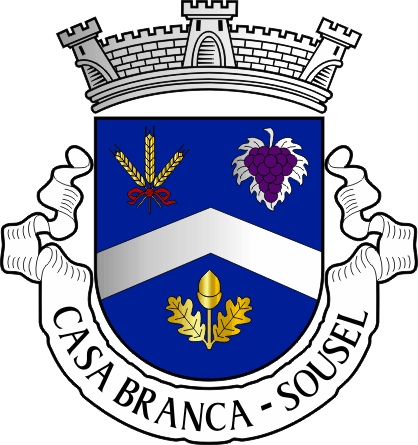 Brasão da freguesia de Casa Branca - Casa Branca civil parish, coat-of-arms Brasão da freguesia de Casa Branca - Casa Branca civil parish, coat-of-arms
