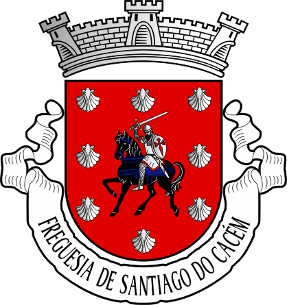 Brasão da antiga freguesia de Santiago do Cacém - Santiago do Cacém former civil parish, coat-of-arms