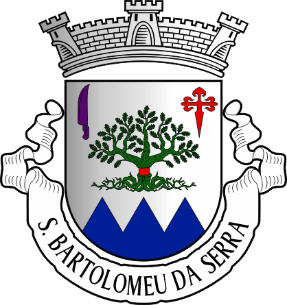 Brasão da antiga freguesia de São Bartolomeu da Serra - São Bartolomeu da Serra former civil parish, coat-of-arms