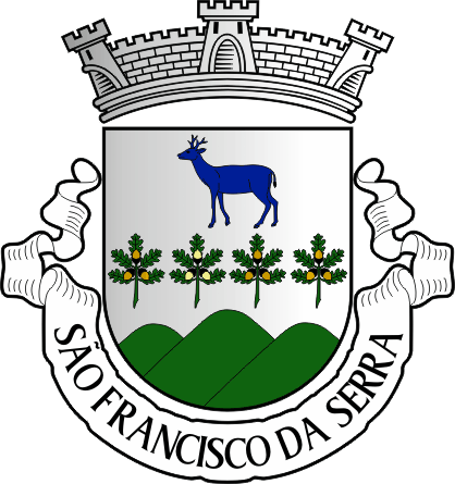 Brasão da freguesia de São Francisco da Serra - São Francisco da Serra civil parish, coat-of-arms